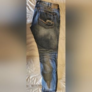 Womens Silver Jeans Girlfriend Skinny size 33x32.5
